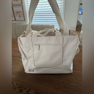 BEIS Off-White Tote Bag